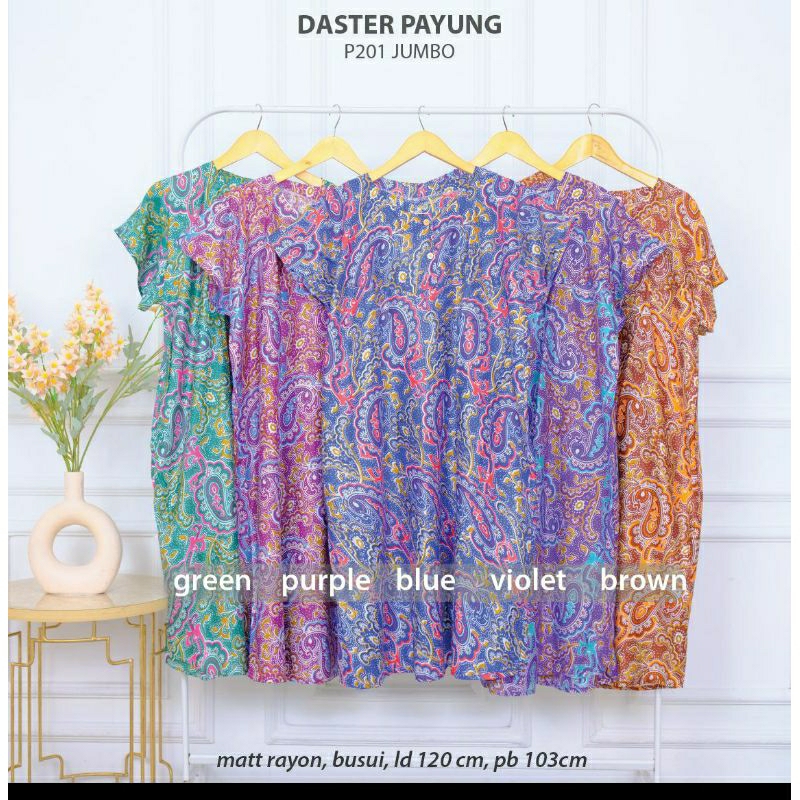 daster payung 2 kancing aktif murah bahan adem