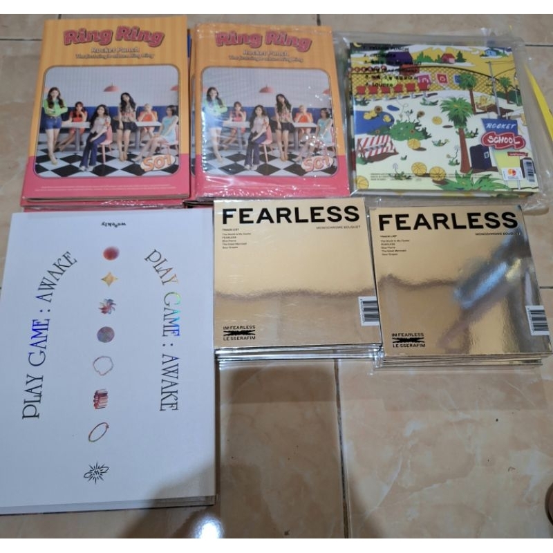 [READY STOCK] ALBUM ONLY IVE IAM ROCKETPUNCH LE SSERAFIM FEARLESS