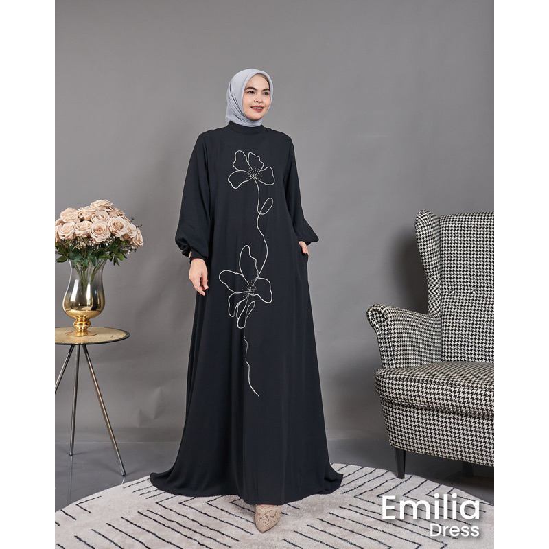 Emilia Dres by Marevi Original Standar dan Jumbo