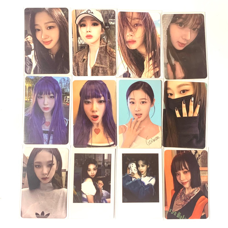 photocard aespa giselle karina winter photopack spicy ct ctmi wibu pola girls