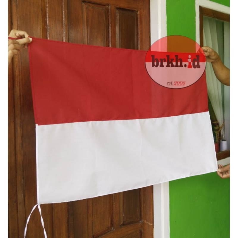 Bendera Merah Putih Katun 90 x 60 Cm - Bendera Indonesia Katun