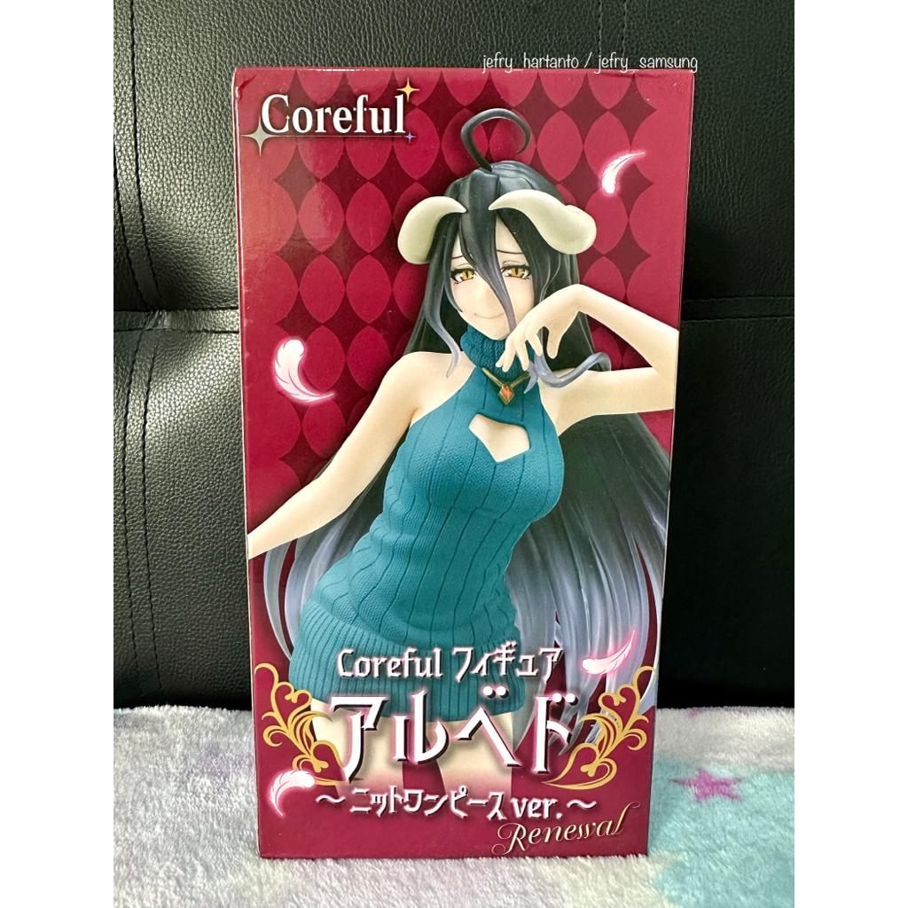 Overlord IV Albedo Knit Dress One Piece Ver. Coreful Figure Renewal Original Taito Jepang MISB Japan