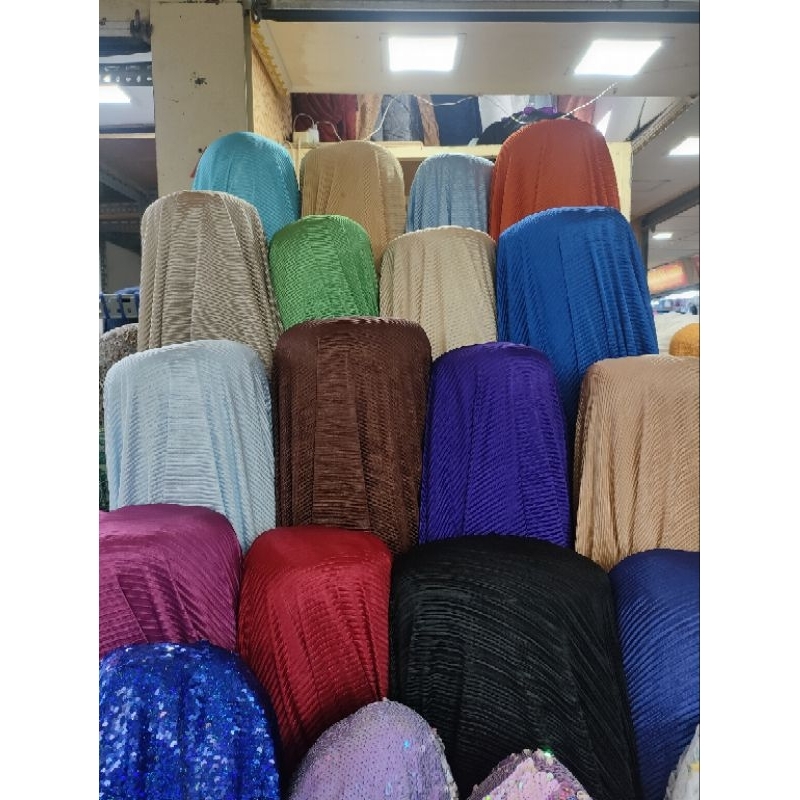 BAHAN PLISKET PREMIUM/ HAIGET Sterch Meteran Harga 1/2Meter