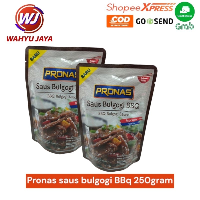 

pronas saus bulgogi BBq 250 gram