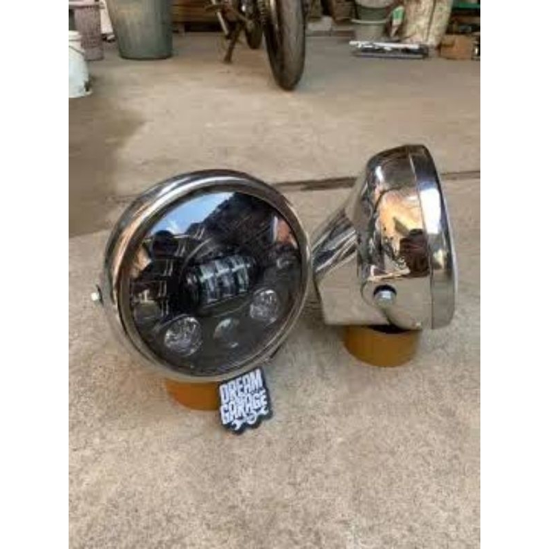 Daymaker NINJA SS R 7 Inch set Lampu depan headlamp Ninja modifikasi Daymaker