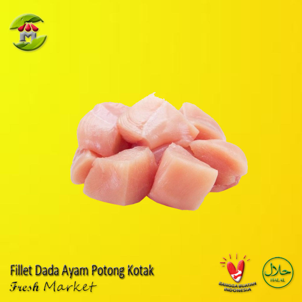 

[JAKBAR] Fillet Dada Ayam Potong Kotak Pack 950gr