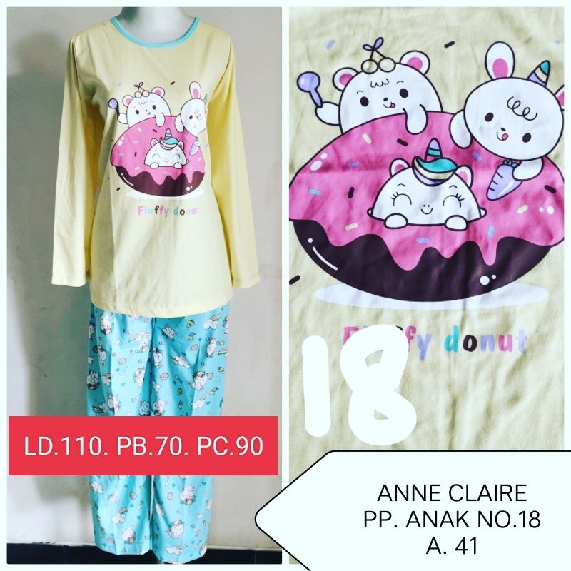 Piyama anak PP no.18 Anne Claire