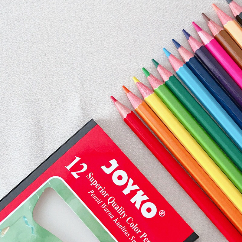

Joyko Pensil Warna 12 Panjang