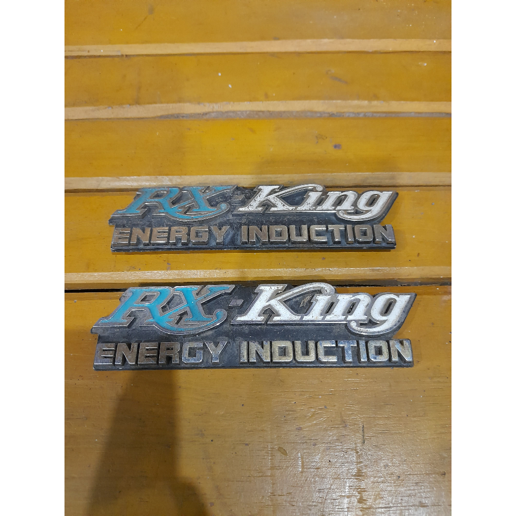 Emblem Box Bok Cover Aki Samping Yamaha Rx king Master Cobra 135 CC Original