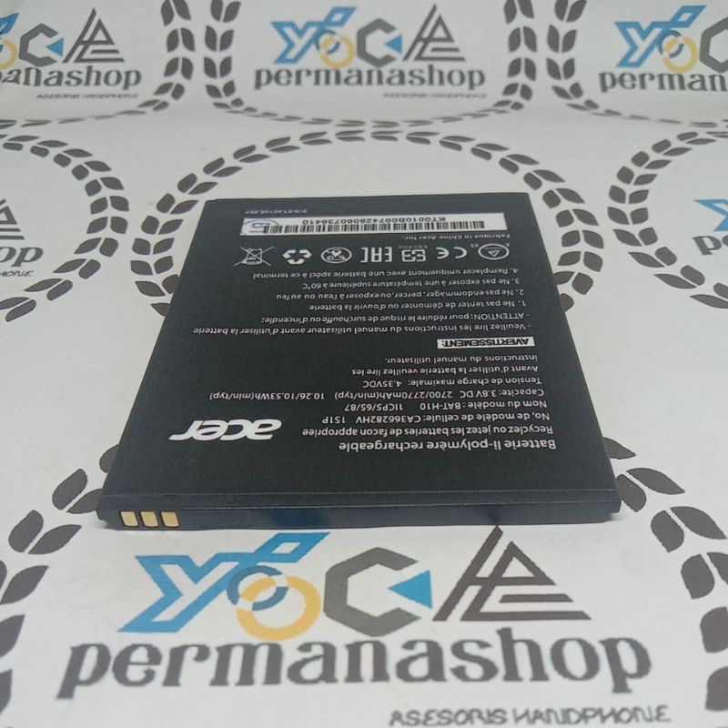 BATRE BATREI BATERAI BATTERY BATTERAY ACER LIQUID X1 X 1 BAT-H10 BATH10 BAT H10 BRAIN DOUBLE POWER (