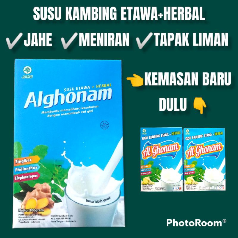 

Al ghonam,susu kambing etawa+herbal