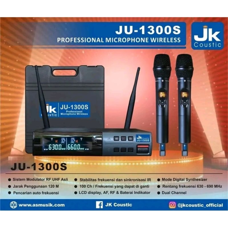 microphone wireless JK COUSTIC Ju 1300s