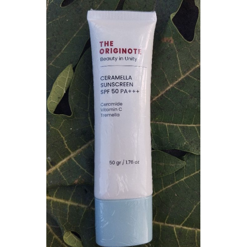 The Originote Ceramella Sunscreen SPF 50 PA+++ Sunscreen untuk perawatan muka berminyak berjerawat d