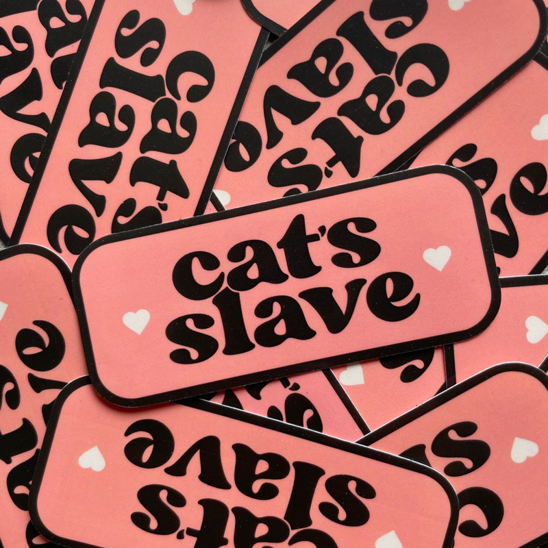 

Cat’s Slave (Pink) Vinyl Sticker