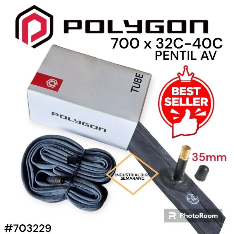 [TERMURAH] POLYGON Ban Dalam 700 x 30C / 40C Tube Ban Dalam 700C X 30 C - 40 C ROADBIKE HYBRID GRAVE