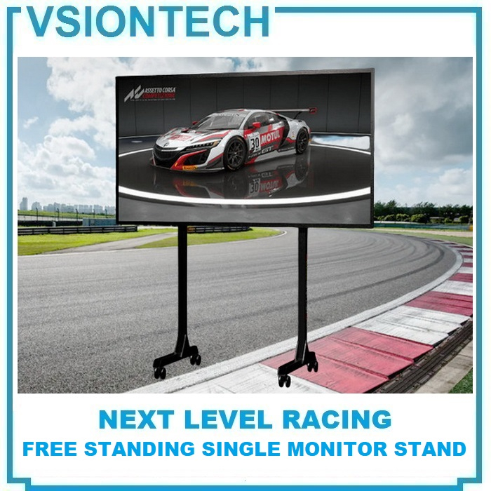 Next Level Racing Free Standing Single Monitor Stand - Add On Kursi Chair Simulator Sim Game Gaming 