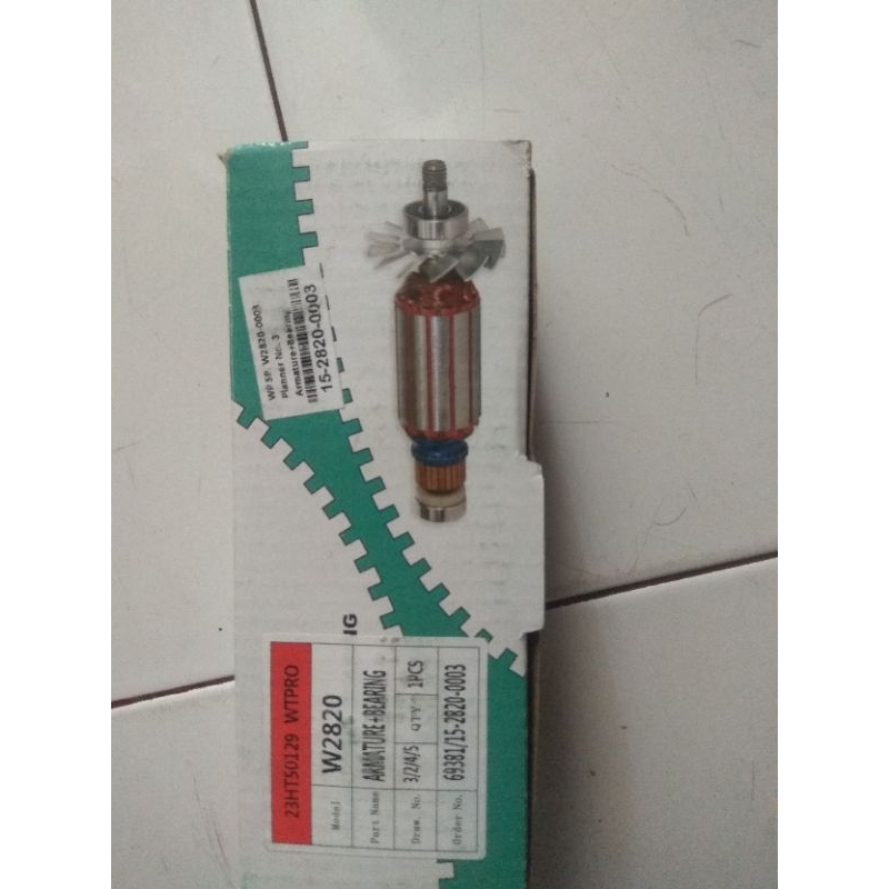 ARMATURE ANGKER WIPRO W2820, MESIN PLANNER WIPRO