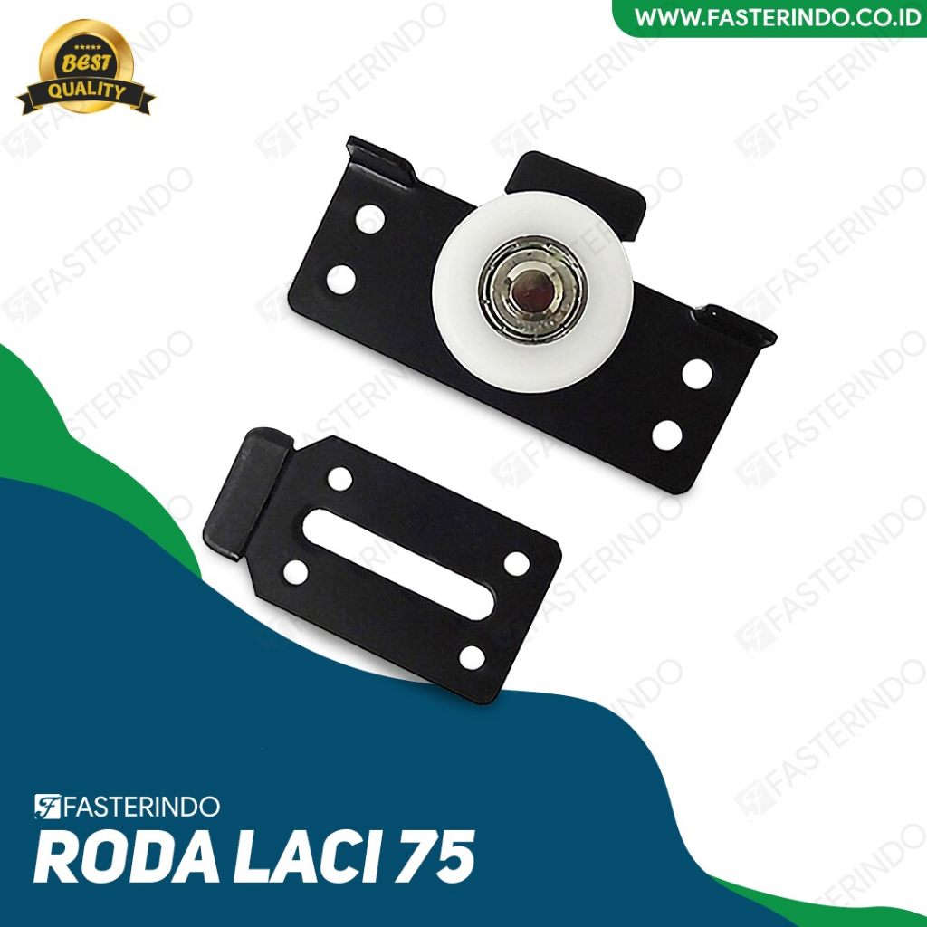 Roda Pintu Lemari Sliding / Roda Laci Faster SD 75 / Roda Pintu Geser