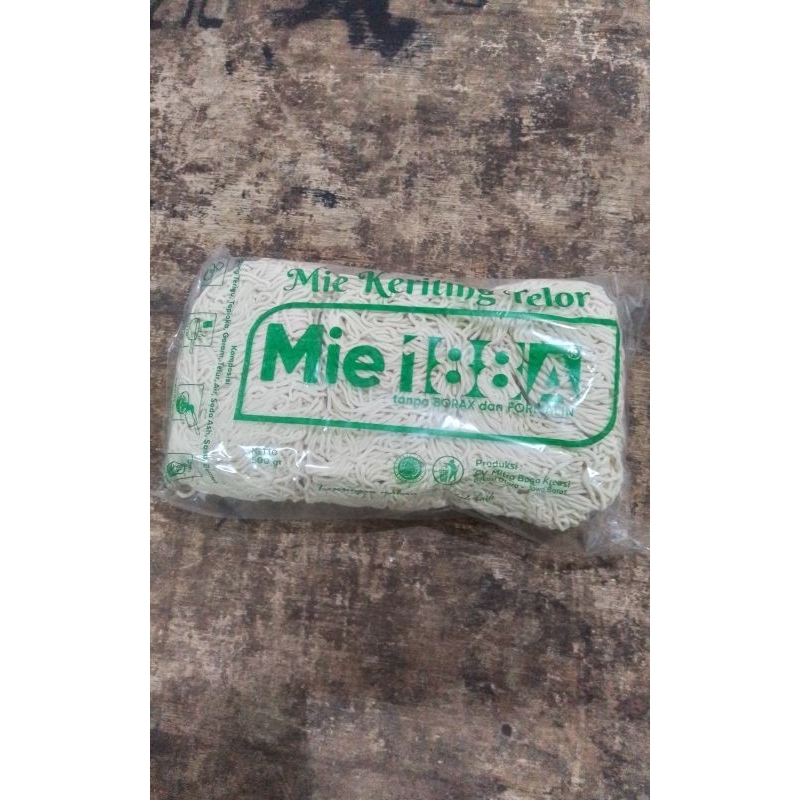 

Mie Keriting Telor Mie 188A (Halus, 500 gram/1 pcs)