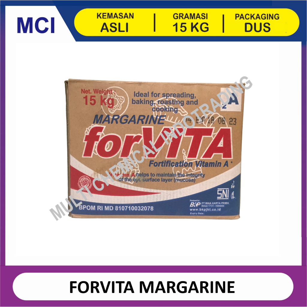 

FORVITA MARGARINE GOLD 15 KG / MARGARIN FORVITA