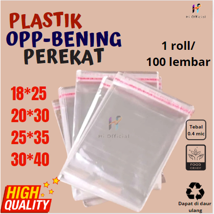 PLASTIK PACKING BAJU BENING/PLASTIK OPP BENING/PLASTIK POLYMAILER BENING/PLASTIK PPACKING FOOD GRADE