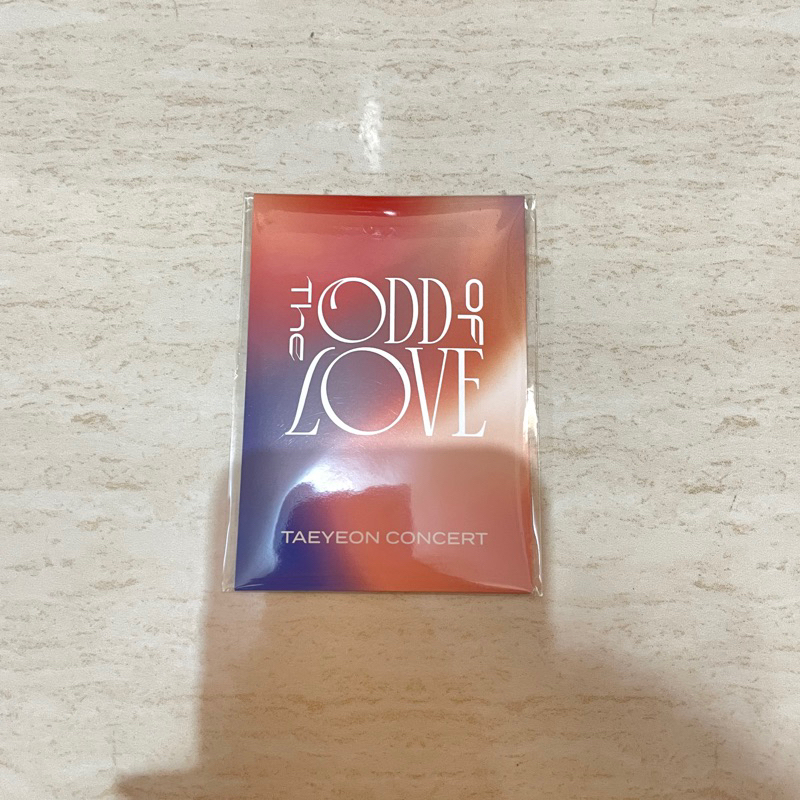 [READY STOCK] TAEYEON THE ODD OF LOVE FORTUNE CARD SCRATCH SET
