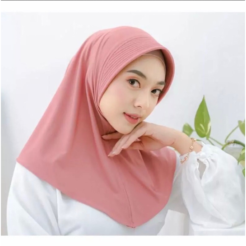 Bergo Hamidah size S // bergo olahraga // bergo olga // hijab instan