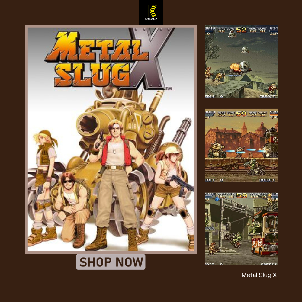 Metal Slug X PS1 Bahasa Indonesia | Bisa Main di HP Android atau PC | Bonus Emulator