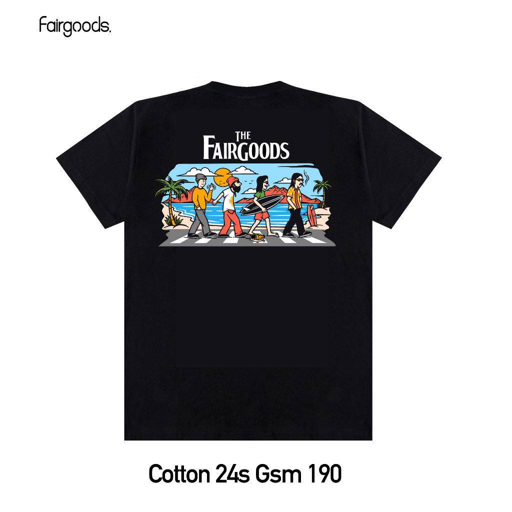 Fairgoods Kaos - The Fairgoods - Hitam