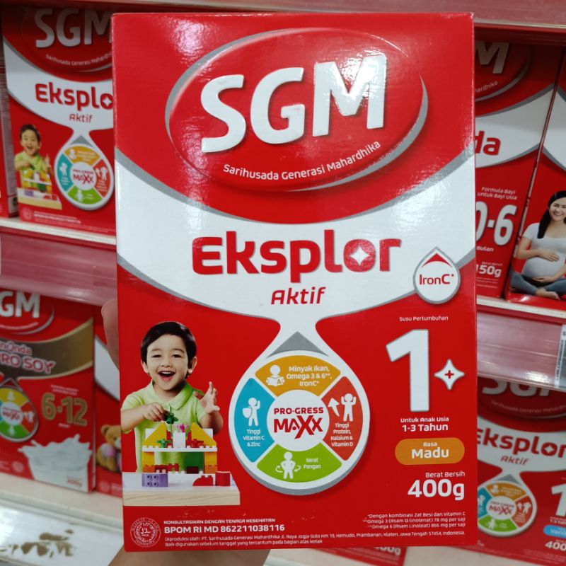 

SGM Eksplor aktif 1+ Madu #4000g (1-3tahun)