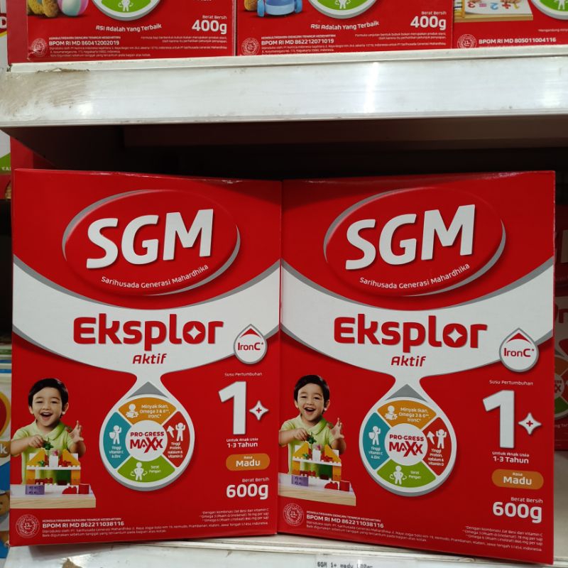 

SGM Eksplor aktif 1+ Madu #6000g (1-3tahun)