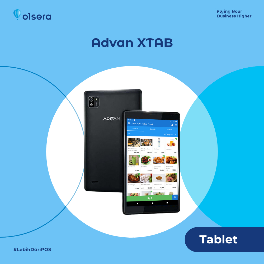 Advan Xtab dan Aplikasi Kasir OlseraPOS