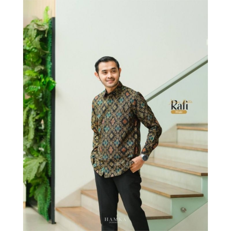 KEMEJA BATIK RAFI PASANGAN BASIBA MAHARRANI BY HAMKA