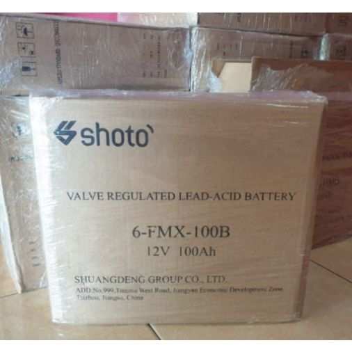 Baterai SHOTO vrla BARU 12v 100Ah
