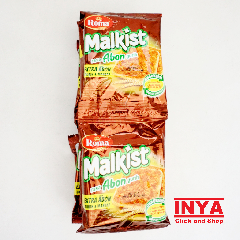 

Roma Malkist Rasa Abon Gurih & Mantap 10x18gr Renceng - Biscuits