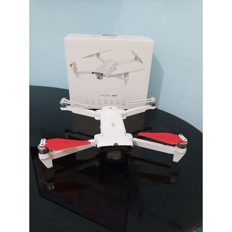 FIMI X8SE 2022 V2 bekas drone GPs 10km 4K 3-axis Murah normal dengn megaphone