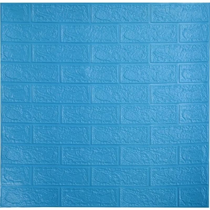 Wallpaper 3D Foam Biru || walpaper foam