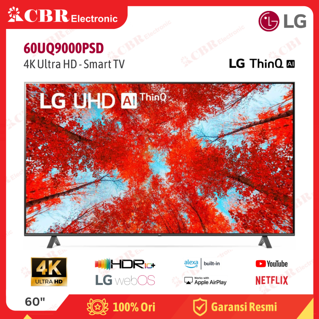 TV LG 60 Inch LED 60UQ9000PSD (4K UHD-Smart TV)