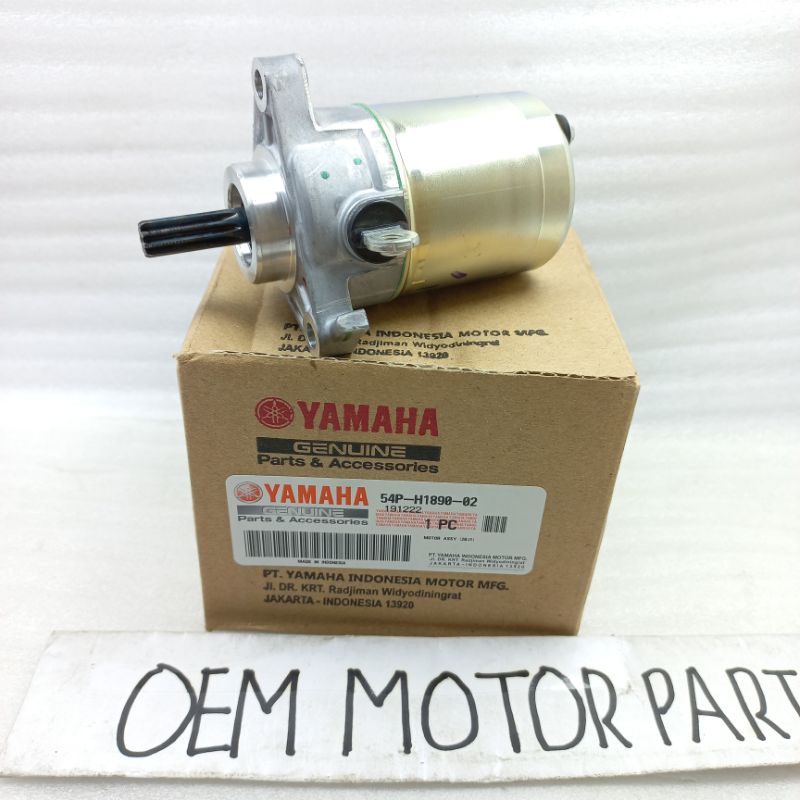 Dinamo Stater Starter Motor ASSY Mio J 54P-H1890-02 ORIGINAL ORI ASLI YAMAHA YGP