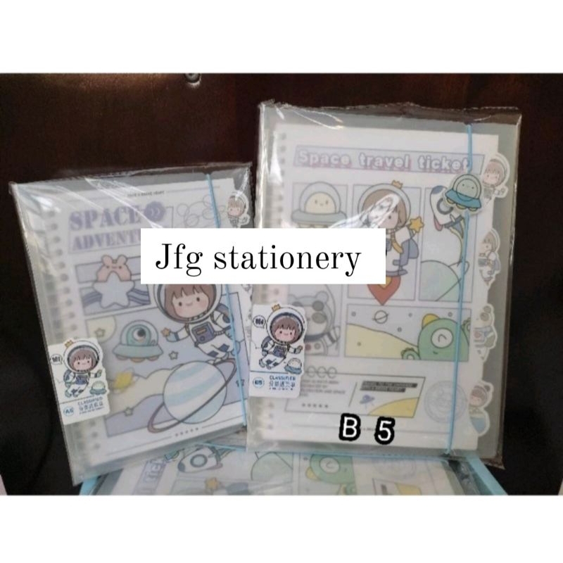 

Map Binder Ring Plastik A5 & B5 dengan loose leaf