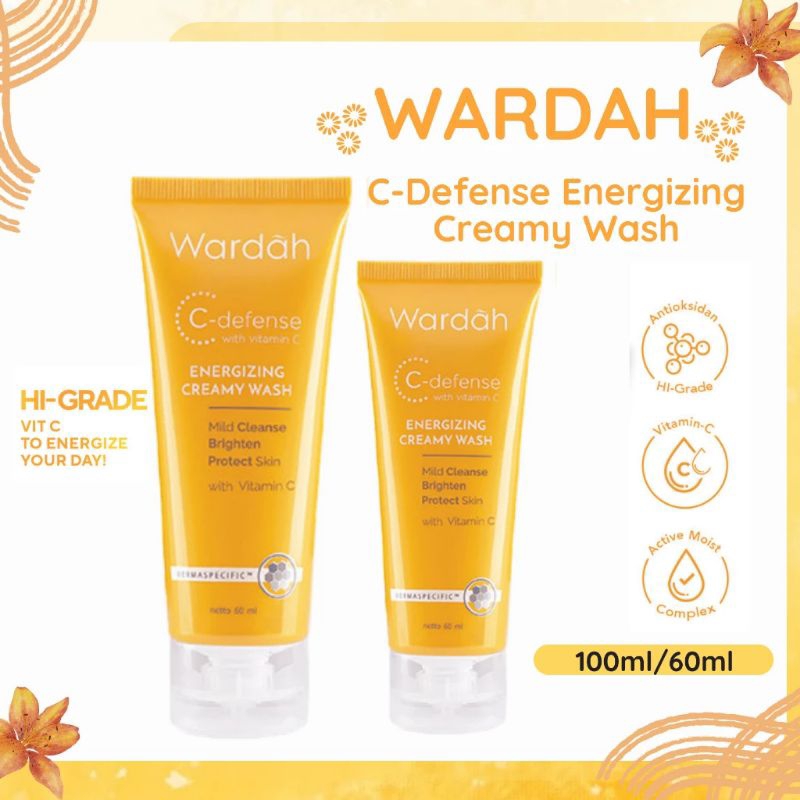WARDAH C-Defense energizing creamy wash / WARDAH C-DEFENSE CREAMY WASH
