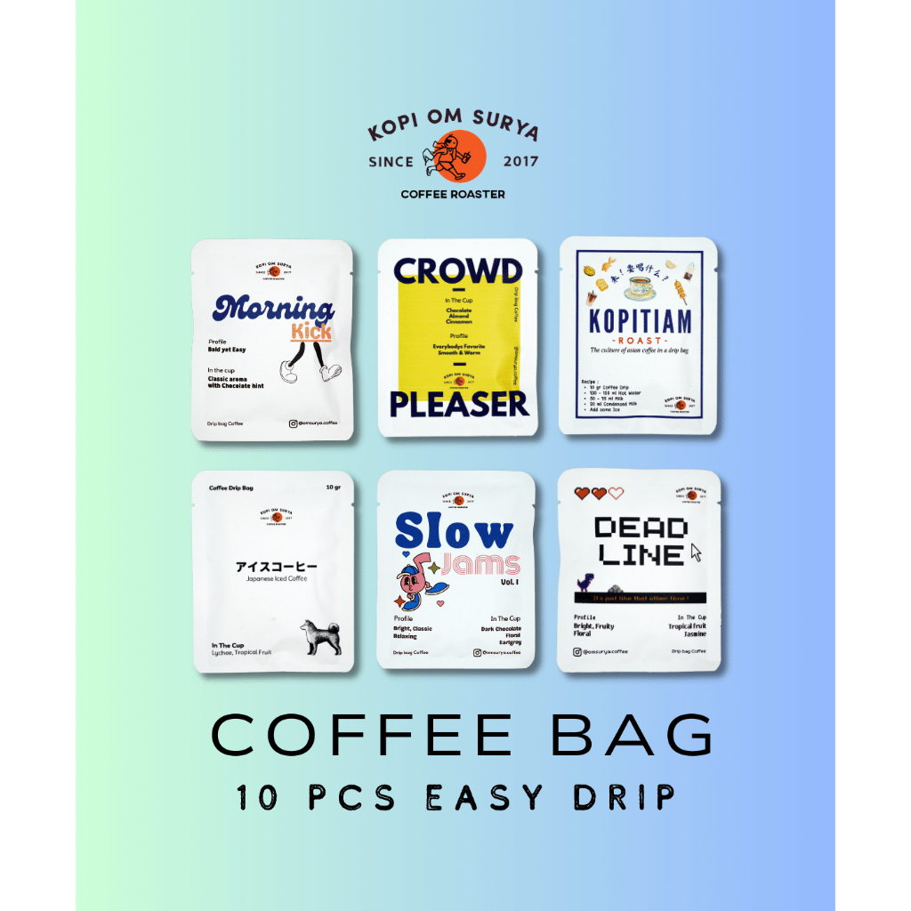 

Set 10 pcs Coffee Drip Special Series & Classic Series