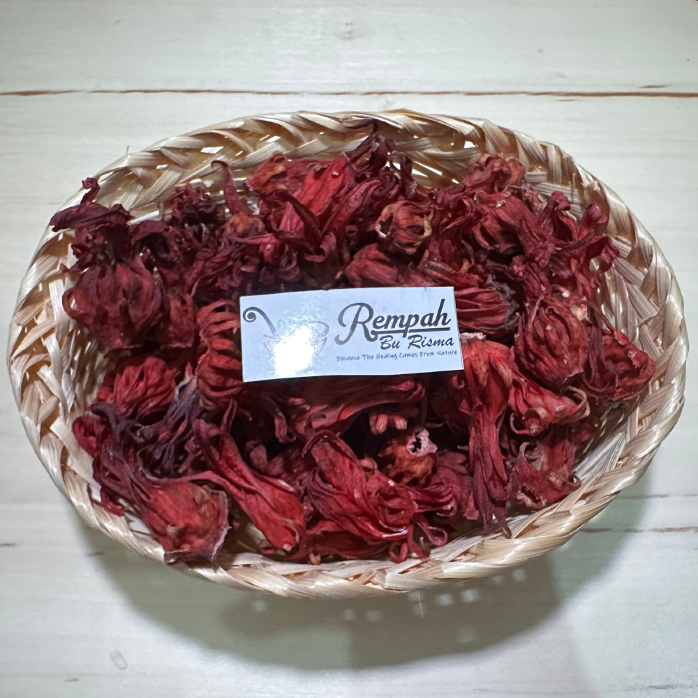 

RK12 Bunga Rosella Merah 250 Gram - Teh Rosella Merah Kering Rempah Bu Risma