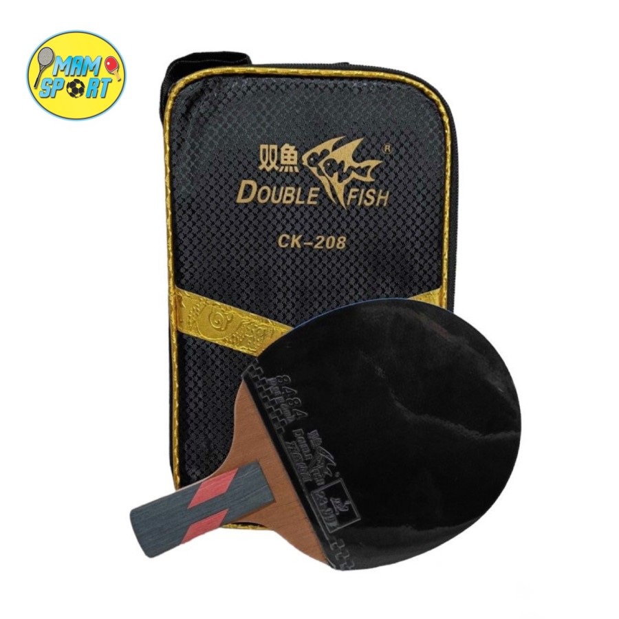 BET PINGPONG TENIS MEJA DOUBLE FISH CK 208E PENHOLDER ORIGINAL