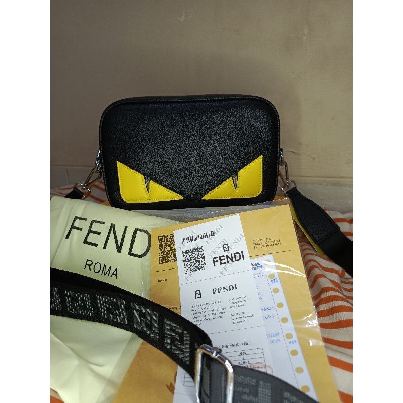 Tas slingbag - Handbag kulit fendi MATA KUNING