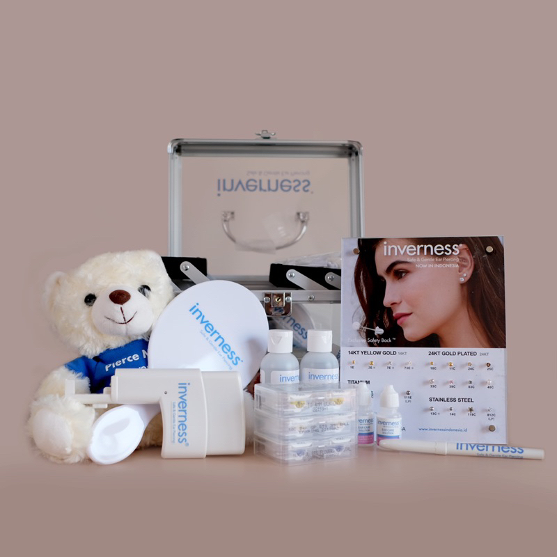 Starter kit Inverness™️ Safe & Gentle Ear Piercing System - Gold Mixed Metals [Tindik ID]