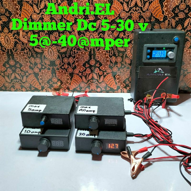 dimmer DC 5v - 30v. dimmer aki 12v pengatur kecepatan dinamo motor odong odong