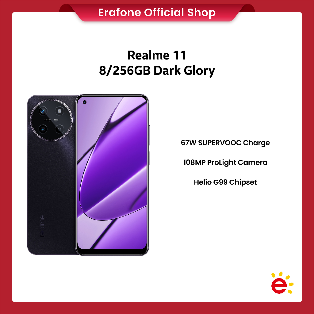 Realme 11 4G 8/256GB - Dark Glory