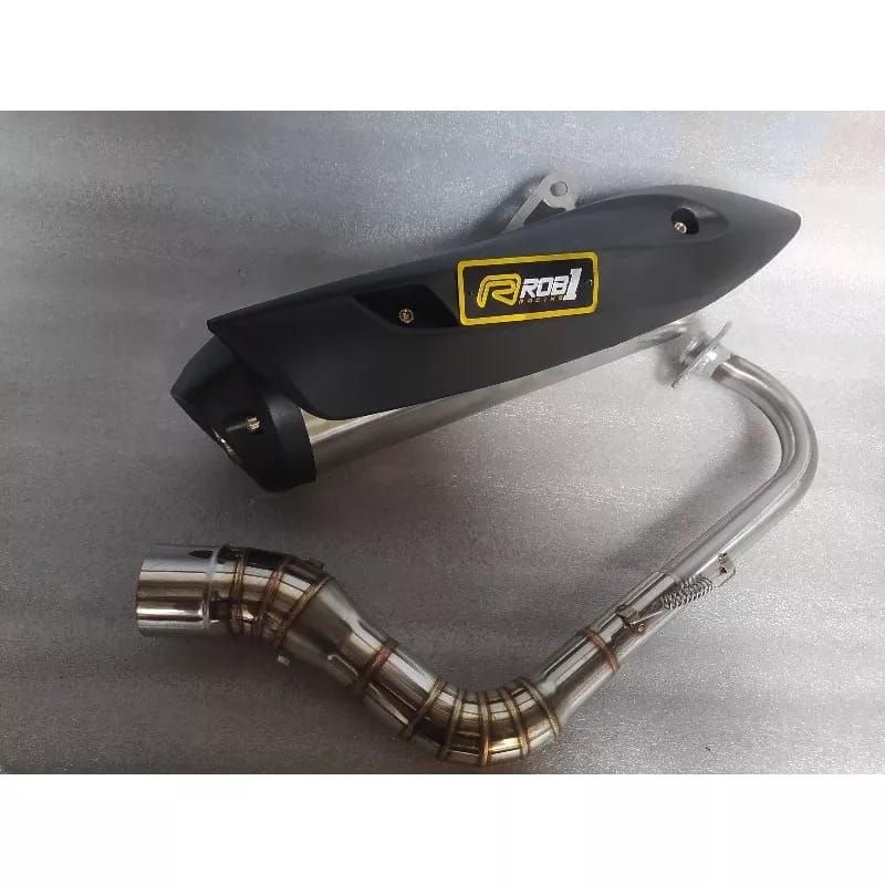 KNALPOT ROB 1 NGEBASS ADEM FOR AEROX PCX NMAX VARIO 160 BEAT STREET DELUXE DLL