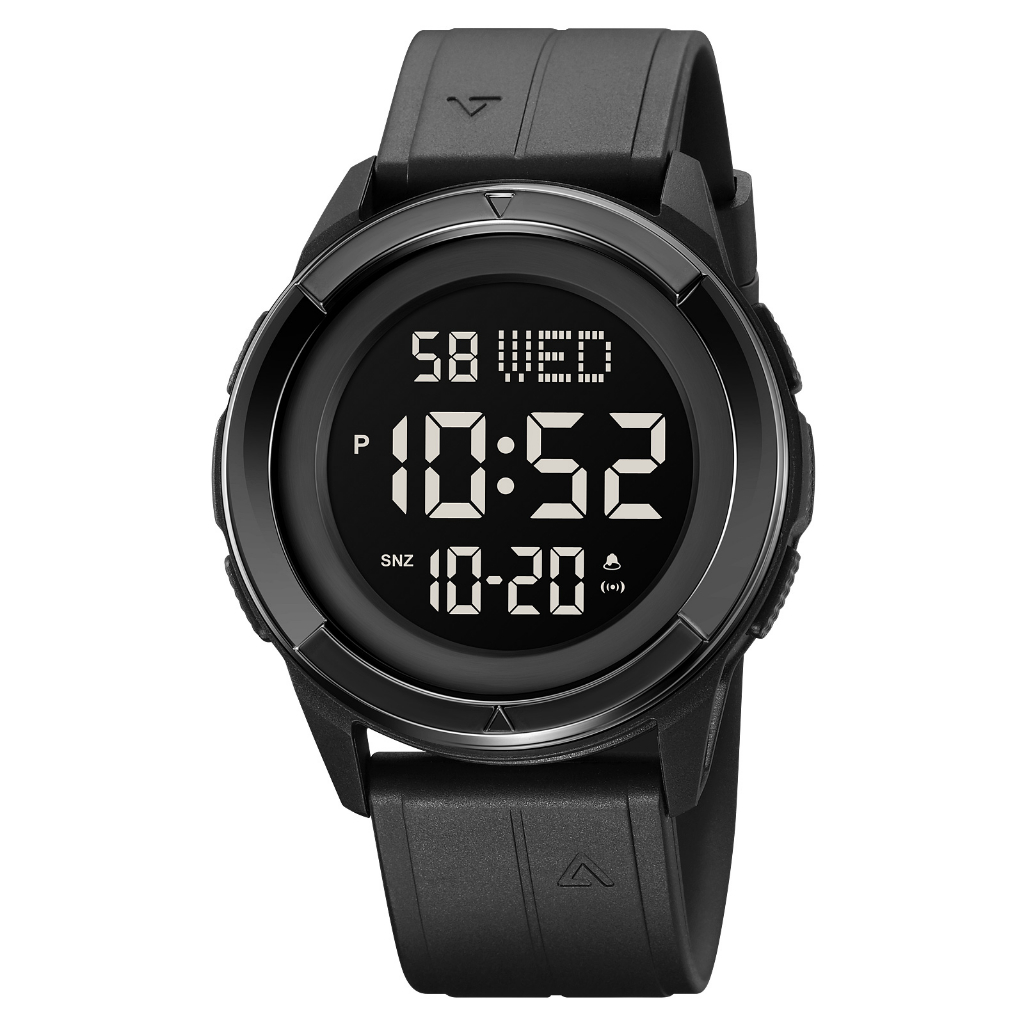 SKMEI 2047 Jam Tangan Pria Digital Sport Watch Anti Air 5 Bar MGOS-Hitam Hitam